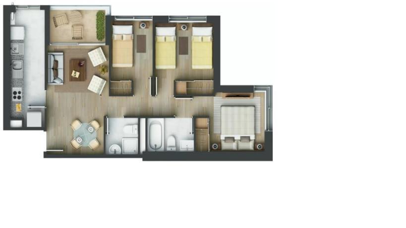 Nuevo Comodo 4 Camas Apartamento Vina del Mar